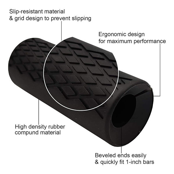 Silikonhantelgrepp Arm Blaster Adapter, Skivstångsgrepp för snabb muskeltillväxt vid tyngdlyftning och handavlastning