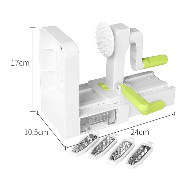 Grønnsaksspiralizer: Spiral Slicer, Veggie Pasta Spaghetti