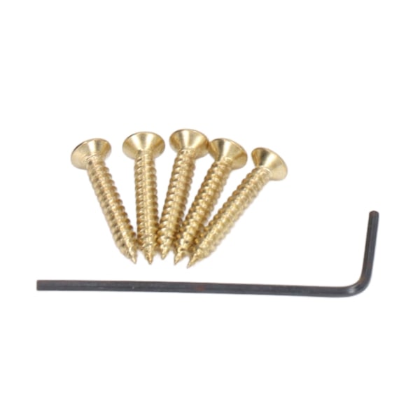 6-strengers Gitarre Fast Saddle Bridge Hardtail Top Loader Jern Elektrisk Gitarre Saddle Bridge Utskifting Gull