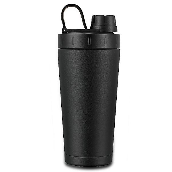 Rustfrit Protein Shaker Flaske i Rustfrit Stål - Holder Drikke Varme/Kolde