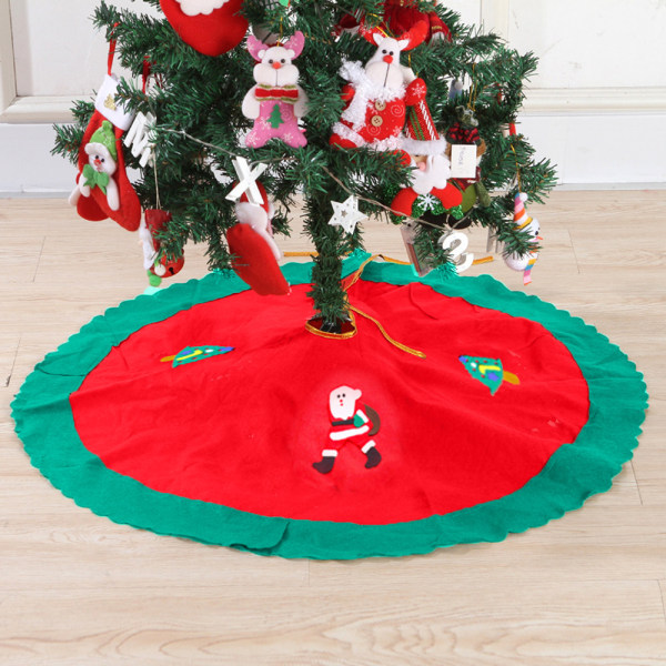 Joulu Säkkikangas puu hame puumatto koristeltu sisä- ja