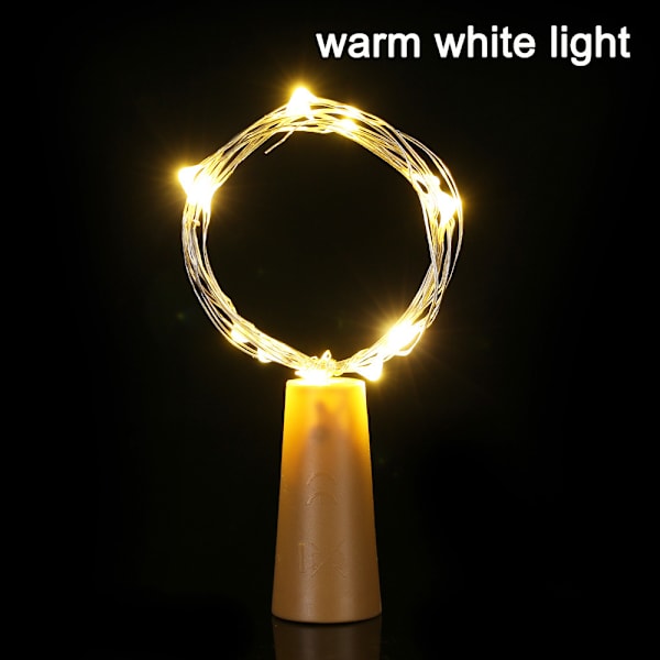 12-pack vinflaskelampor, 20 LED-lampor batteridrivna, mini-fe-l