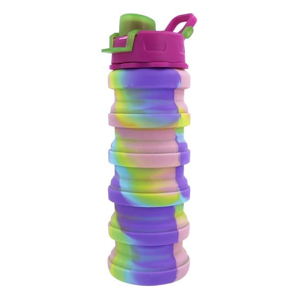 Collapsible Sports Water Bottle for Kids, Students, Reusable