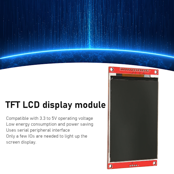 4 tommers SPI TFT LCD-skjermmodul 480x320 ILI9486 Drive 14pin SPI Serial Screen Display Module for DIY