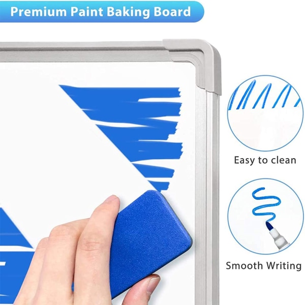 Liten torr raderbar whiteboard, 12\" X 16\" magnetisk hängande