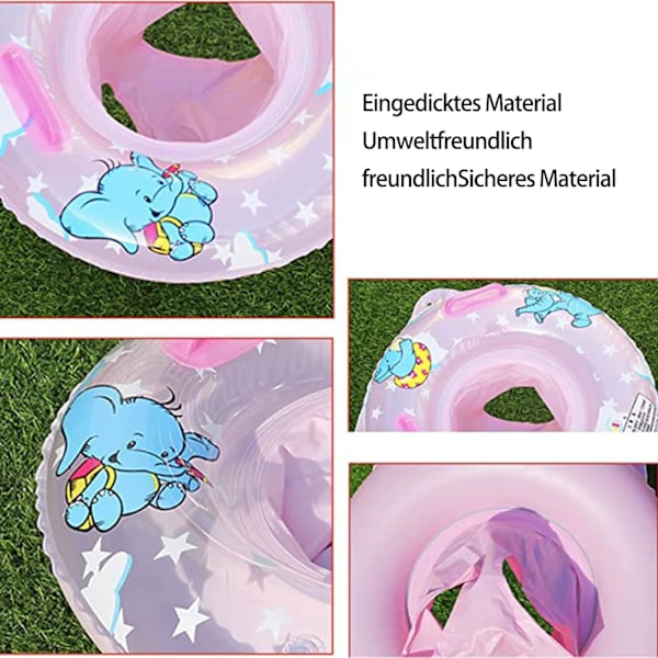 Baby simring Justerbar uppblåsbar simning Float simring