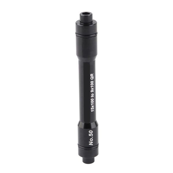 Cykel 15mm Thru Axle Hub Adapter til 9mm Quick Release Spid til 100mm Forhjul (Sort)