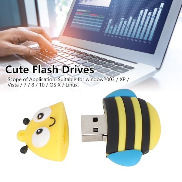USB-minne Valfritt Lagringsutrymme Bi-formad USB-minne för Lagring Överföring Data 128GB