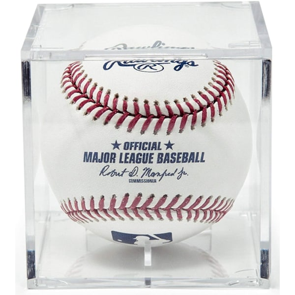 Baseball-displayfodral, UV-skyddad akrylkub för baseball