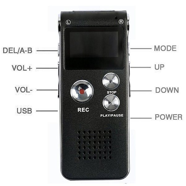 Ääninauhuri Ääniaktivoitu Ääninauhuri Usb Mp3 Flash-nauhoitin Mini Kannettava Ääninauhuri