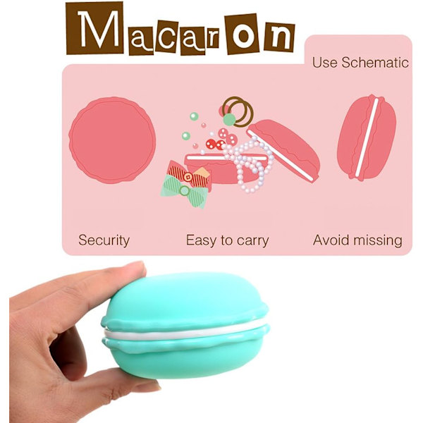 Gigant Macaron Etui, Coolrunner Macaron Smykkeæske, Macaron