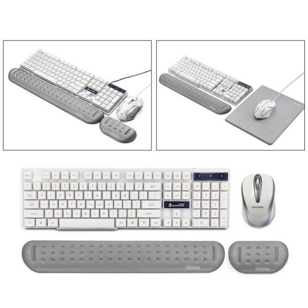 1 set Memory Foam Mus- och tangentbords handledsstöd kudde