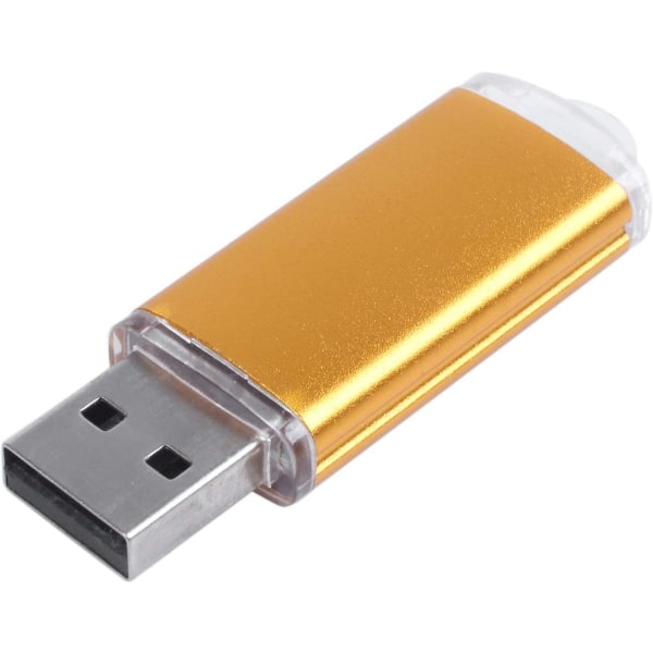 64GB USB-hukommelseskort Flash Pen Fashionable Compact U Disk Velegnet til PS3 PS4 Computer TV Guld