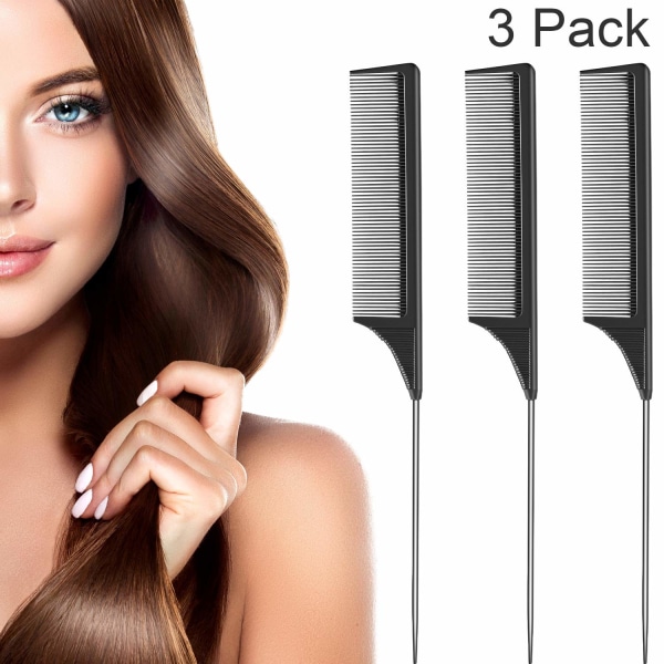 3PCS Hairbrush, Smooth Hair, Black