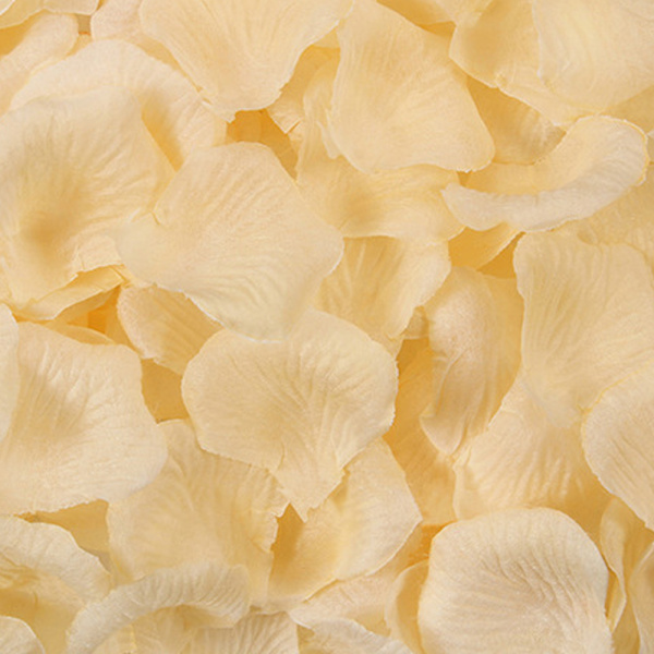 12 påsar konstgjorda rosenblad, non-woven blomblad för