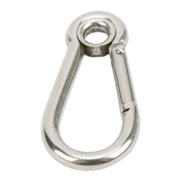 10 stk. Snap Hook Fjeder Karabiner Klips Spænde Rustfrit Stål til Camping Klatring Hængning M5