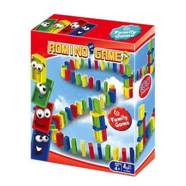 Colorful Domino Game DIY Building Tower Interactive 007-76 Domino Game