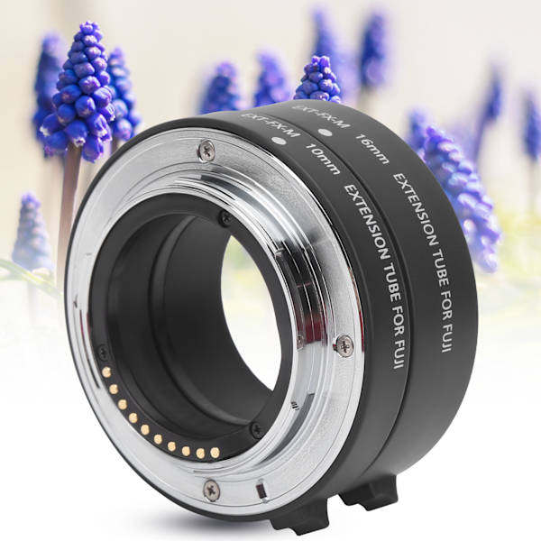 10mm 16mm Makro Autofokus Nærbilled Forlængerrør Adapter til Fuji X Mount Kamera