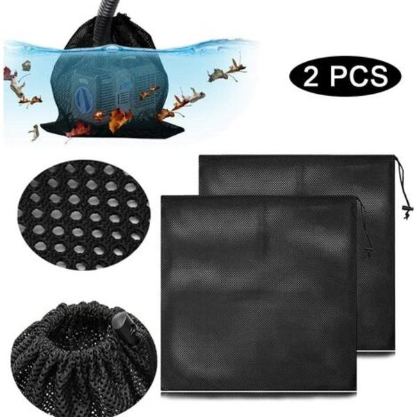 2 stk Mesh Pump Bag, Mesh Vannpumpe Filter Bag, Pump