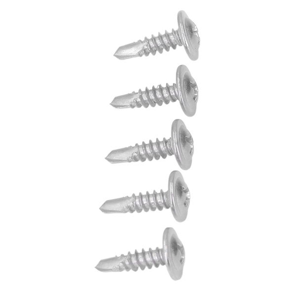 100 kpl Itseporaavia Ruuveja Ristipyöreä Pää, Ruostumaton Teräs Kiinnikkeet Tarvike Sarja 4.2x16mm / 0.17x0.63in