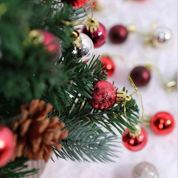 30 st Julkulor Ornament Set 3cm/1,18" Red Green White