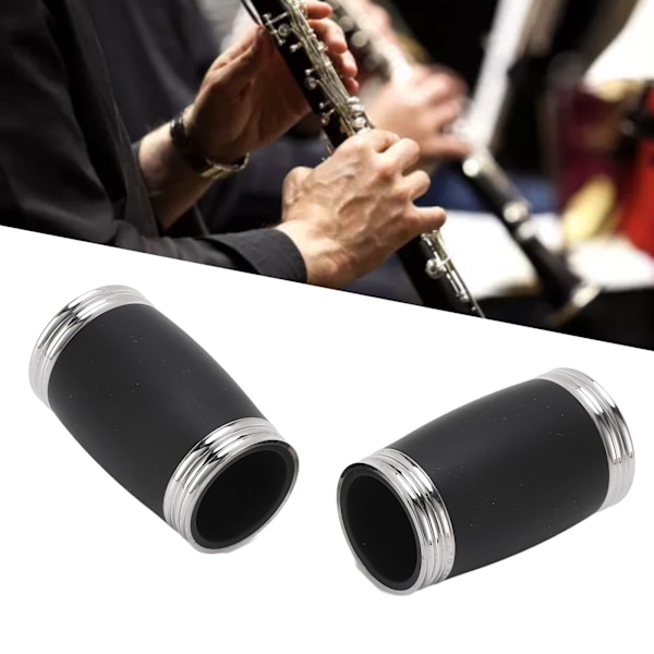2 st Klarinett Stämningsrör Tunna 54mm Tonrör B-Dur Instrument Tillbehör Del