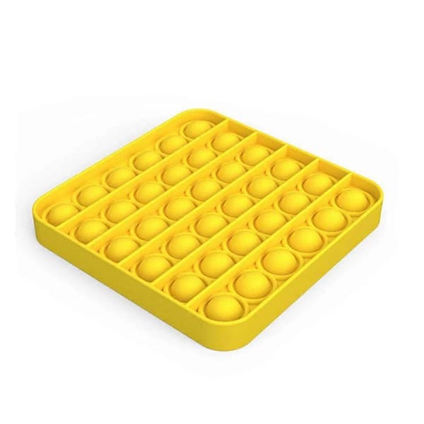 Push Bubble Sensorisk Leksak [D] Yellow