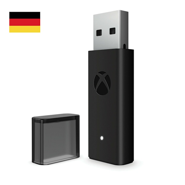 Adapter for trådløs Xbox One-kontroller – mottakerpinne for Windows 10 PC USB DE