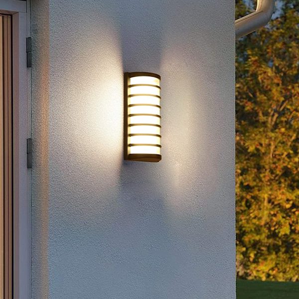 LED-vägglampa för utomhus- och inomhusbruk, modern utomhusvägglampa vattentät