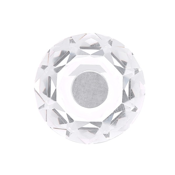 Magnetisk nagelspetsövningsställ baslegeringhållare nagelkonstdisplayställ vit diamantkristall