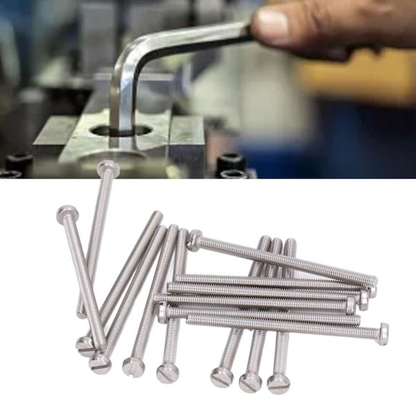 50 stk. Skrue med skrått hode A2‑70 Rustfritt stål for presisjonsmaskiner Husholdning M3M3x45
