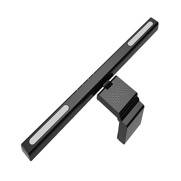Monitorljusramp för ögonskydd, 2-i-1 PC-monitorlampa, Clip-on-design, 3 färgtemperaturer, RGB-atmosfärsljus för speldekoration