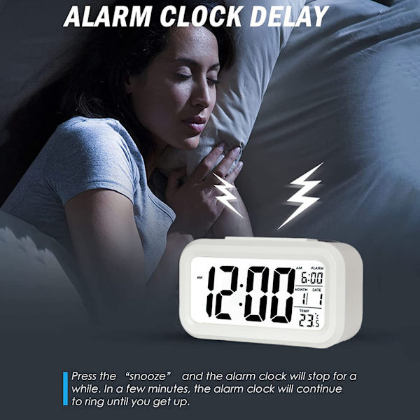 Elektronisk väckarklocka lysande smart klocka student barn