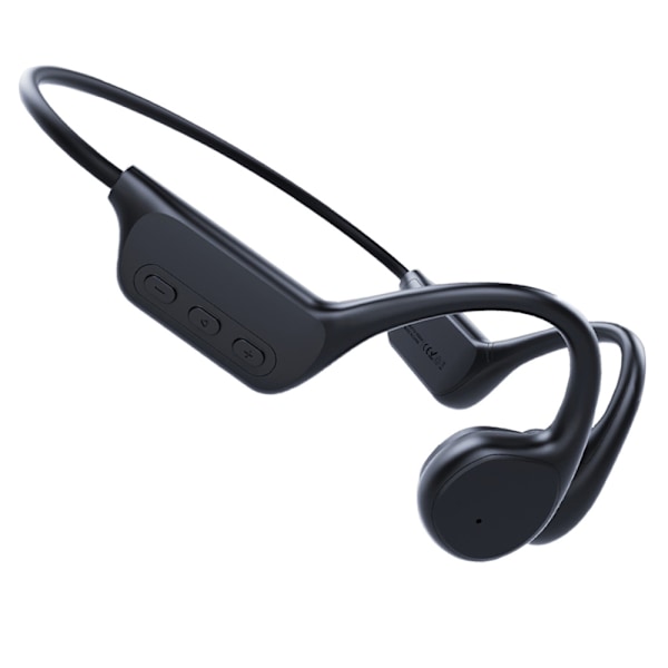 Knogleledende hovedtelefoner - IPX8 vandtætte svømmehovedtelefoner med indbygget MP3-afspiller 32G hukommelse, Bluetooth 5.3 Open Ear-headset