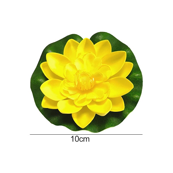 Flytande Pooldekoration, Icke-blekande Skönhet med Tydlig Textur och Livfullt Utseende för Realistisk Design, Högkvalitativt EVA-material (Blomblad) och Siden