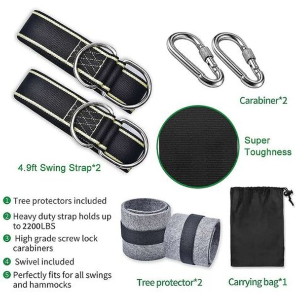 Hengekøye Tilbehør Swing Strap Hengekøye Tilbehør Utendørs