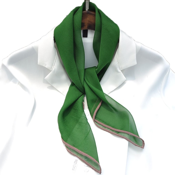 Tiansi Tørklæde Lille Firkantet Tørklæde - Grøn