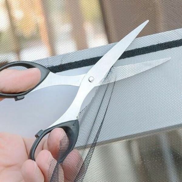 Myggnät för fönster med repfixering