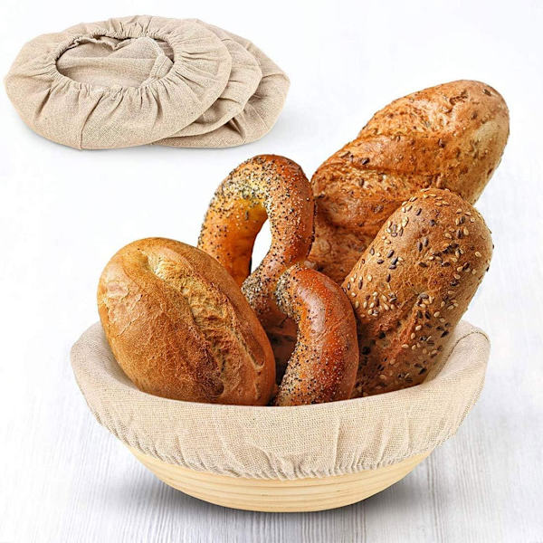 longyisound 6 stk runde linserter, brødbaking starter