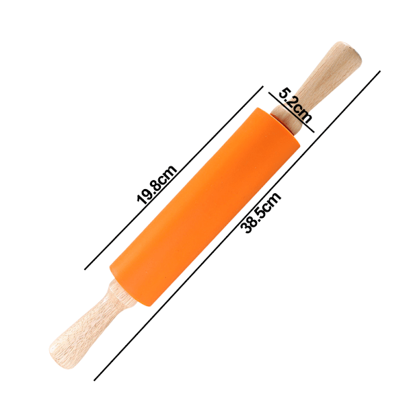 Silikonkjevle for baking - Non-stick overflate i tre