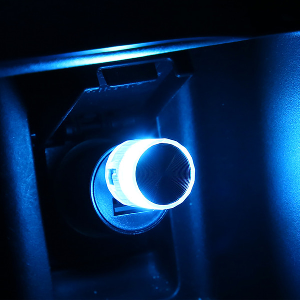 Mini in-line liten nattlampa led bil USB atmosfär ljus