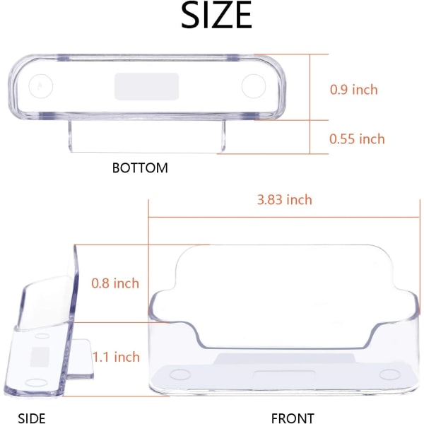 Pakkaus Käyntikorttipidike Työpöydälle - Toimisto Läpinäkyvä Käyntikortti