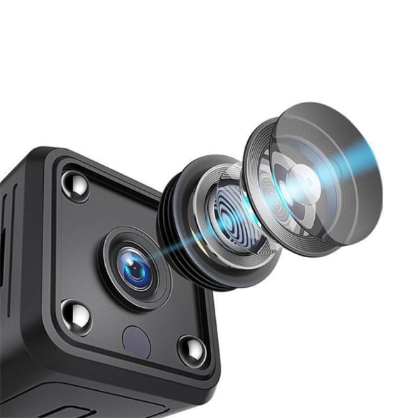 HD Minikamera 1080P Bevegelsesdeteksjon Oppladbart batteri IP