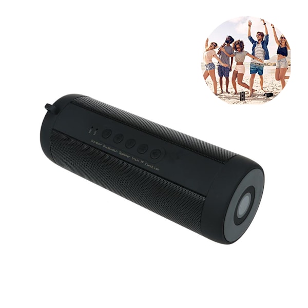 Trådlös Bluetooth-högtalare för utomhusbruk 5.0 med trippel baseffekt, TWS-stereo, vattentätt Bluetooth-ljud