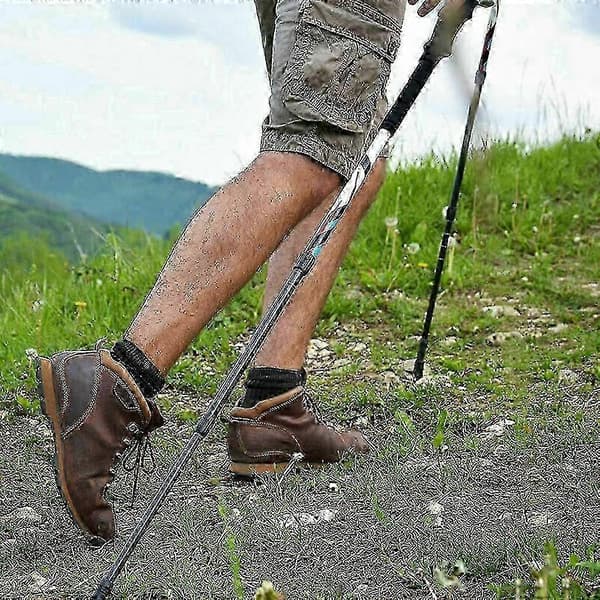 10 par Nordic Walking stavspidser, gummibuffere til asfaltstier