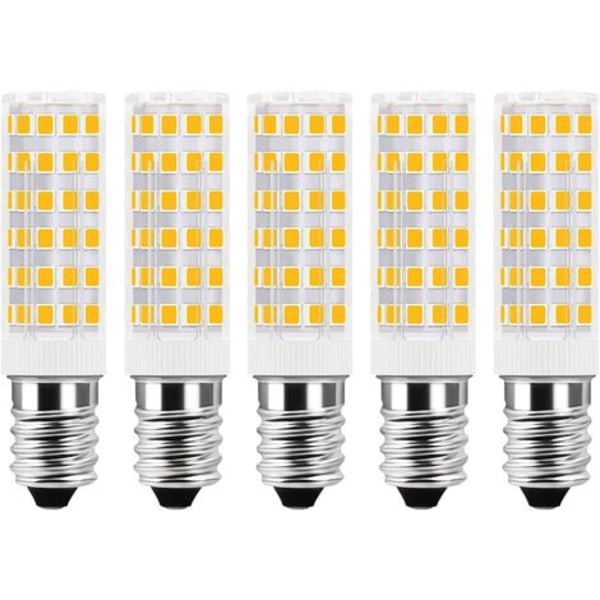 E14 LED-lamppu 9W viileä valkoinen 6000K 1450LM, 75 LEDiä, E14 100W