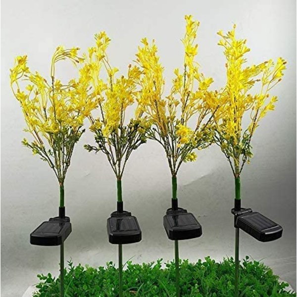 Solar LED konstgjord blomma, utomhus vattentät Courtyard Garde