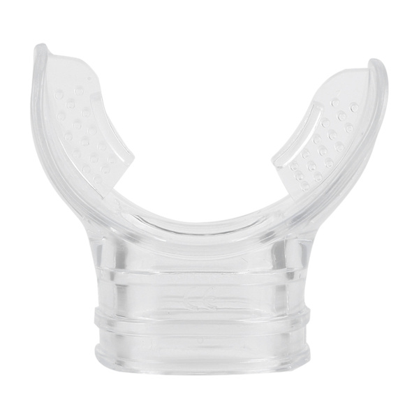 Transparent PVC Professionell Scuba Dykning Standard Bite Munstycke