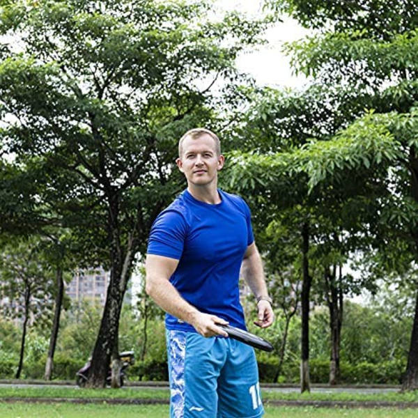Blå strandfrisbee - sportfrisbee, massor av färger tillgängliga