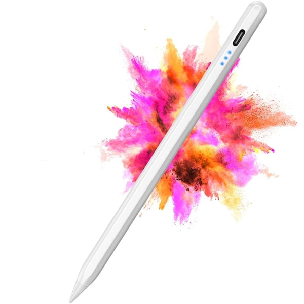 Stylus Pen kompatibel med Apple iPad (2018-2022), Palm Rejection & Tilting Detection, Active Pencil for iPad Air 5/4/3 Gen, iPad 9/8/7/6 Gen, iPad